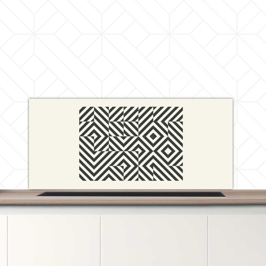 Spatscherm - Bauhaus vierkanten