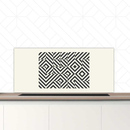 Spatscherm - Bauhaus vierkanten