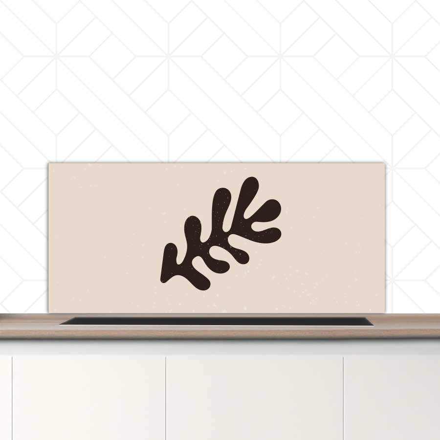 Spatscherm - Artistiek blad