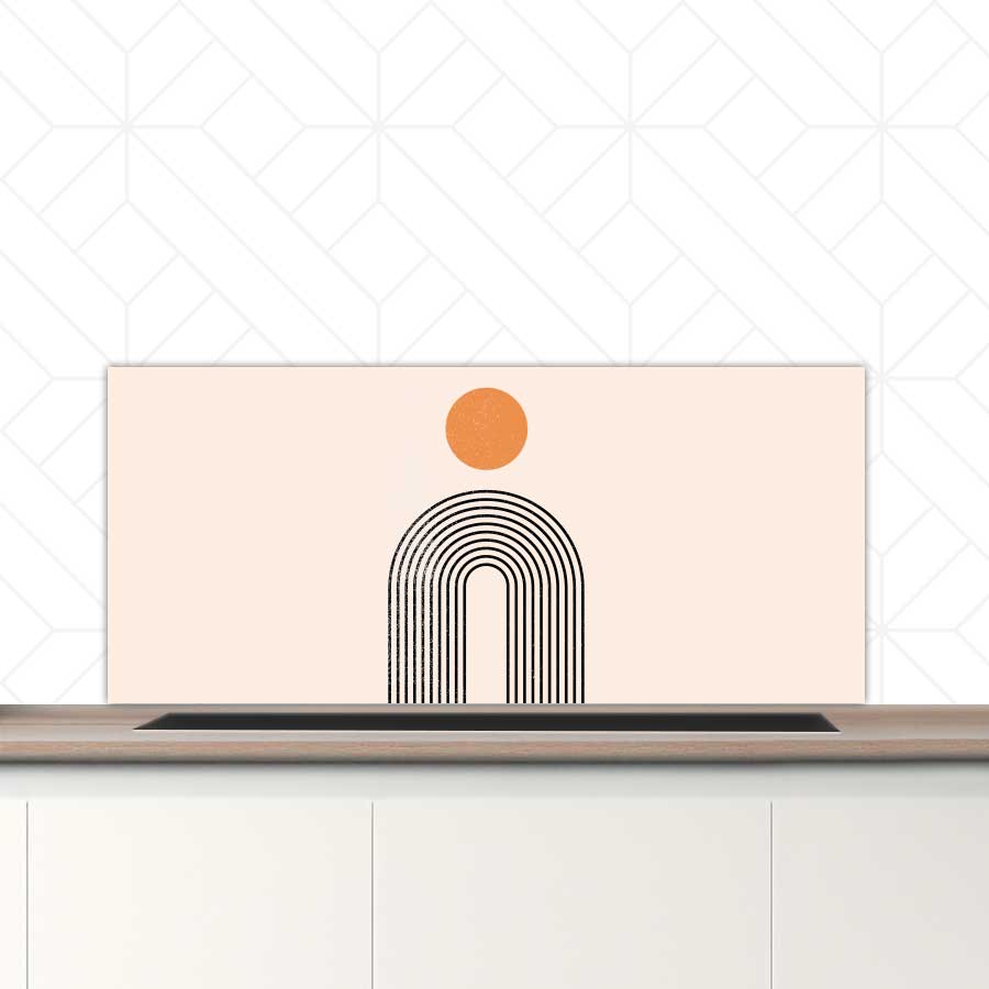 Spatscherm - Boho Regenboog