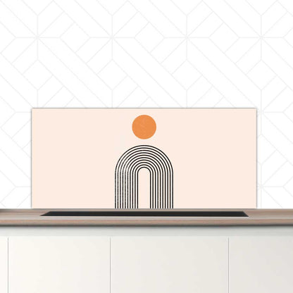 Spatscherm - Boho Regenboog