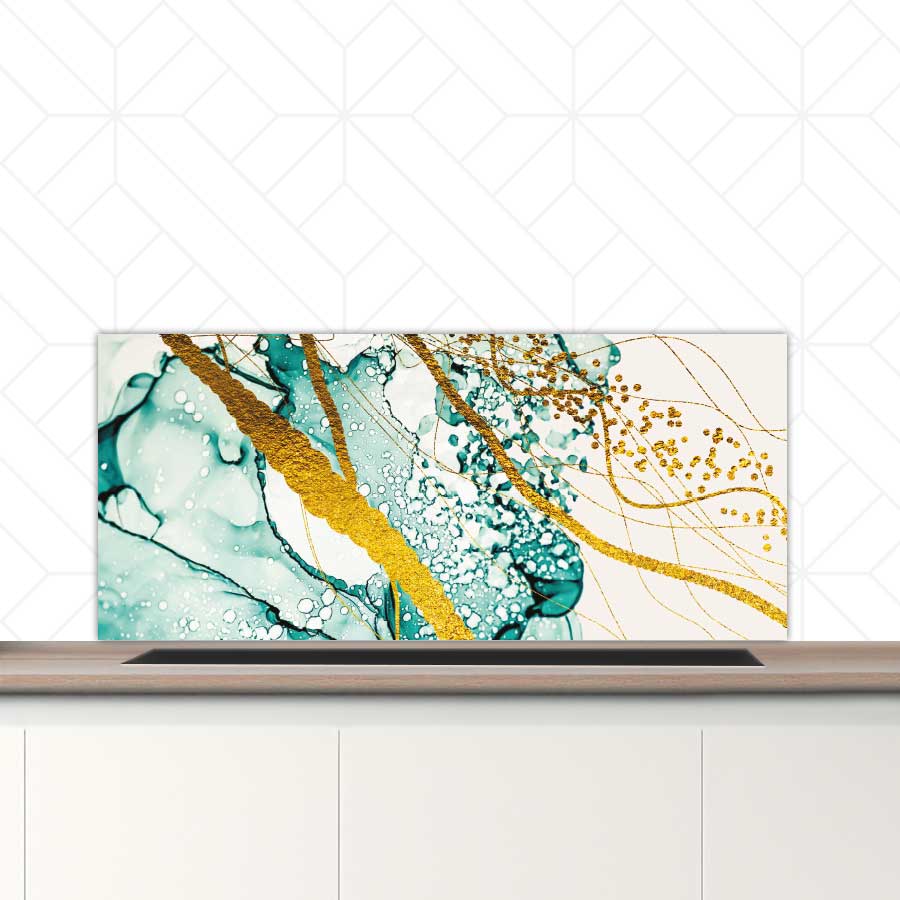 Spatscherm - Abstracte lucht