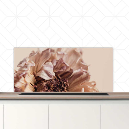 Spatscherm - Gedroogde chrysant