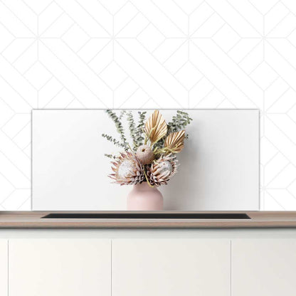 Spatscherm - Gedroogde bloemen