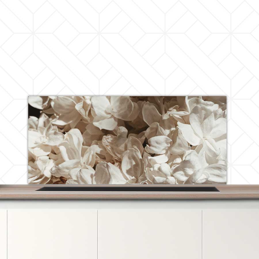 Spatscherm - Witte lila