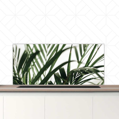 Spatscherm - Palm bladeren