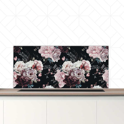 Spatscherm - Floral roze