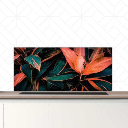 Spatscherm - Tropische bloem