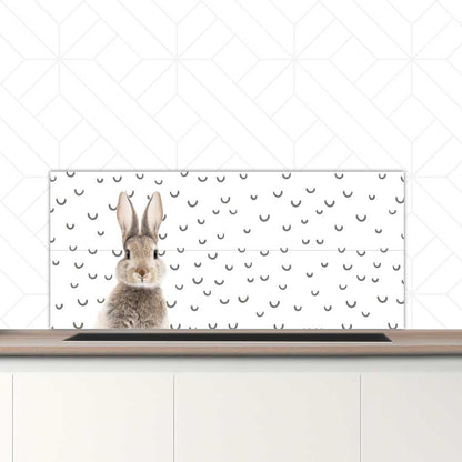 Spatscherm - Funny konijn fugler