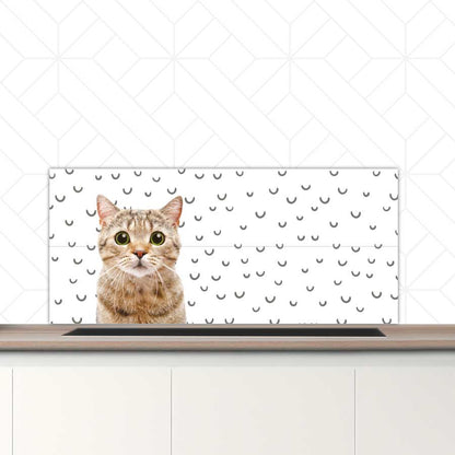 Spatscherm - Funny kat fugler