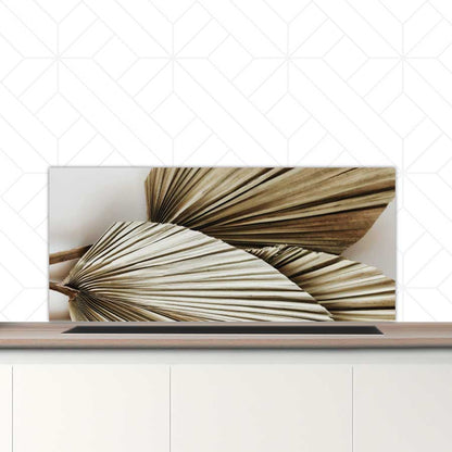 Spatscherm - Gedroogde palmbladeren