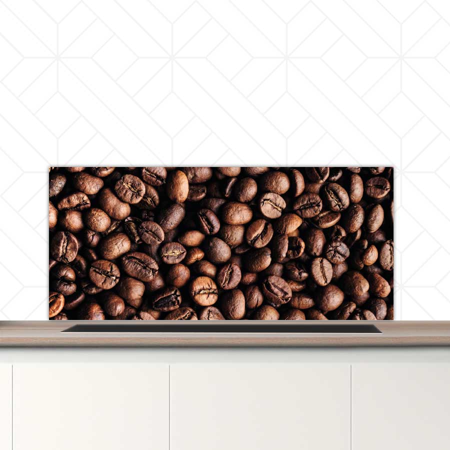 Spatscherm - Koffiebonen