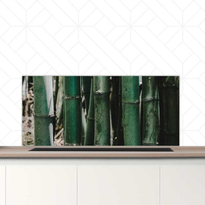 Spatscherm - Groene Bamboe