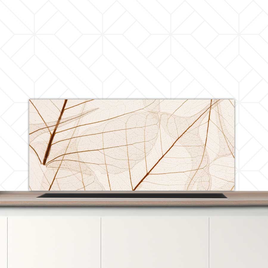 Spatscherm - Close-up van bladeren