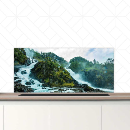 Spatscherm - Noordse waterval