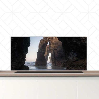 Spatscherm - Natuurlijke bogen