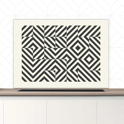 Spatscherm - Bauhaus vierkanten