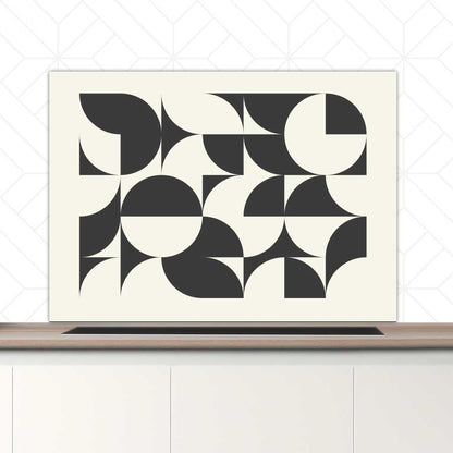 Spatscherm - Bauhaus cirkels