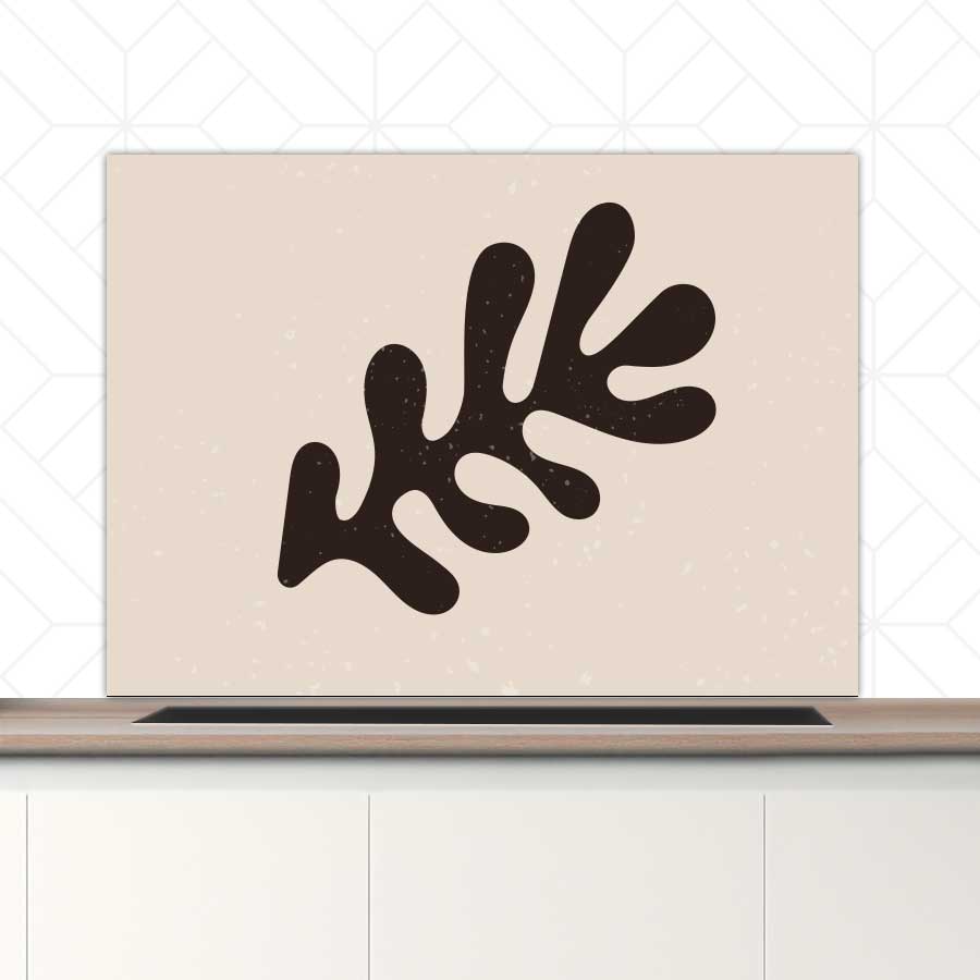 Spatscherm - Artistiek blad