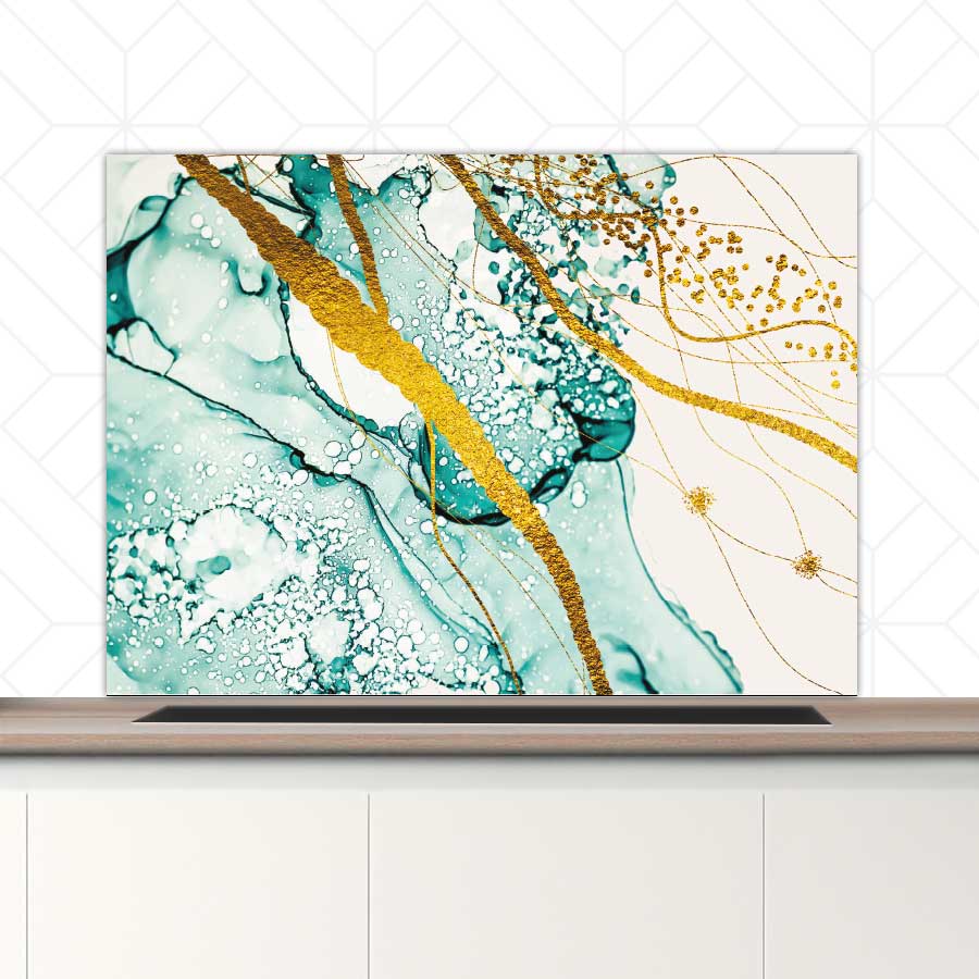 Spatscherm - Abstracte lucht