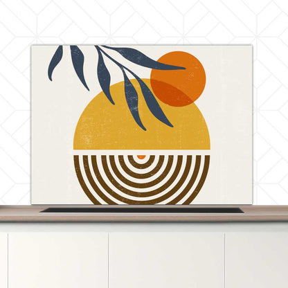 Spatscherm - Boho zonsondergang