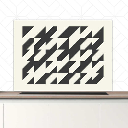 Spatscherm - Bauhaus driehoeken