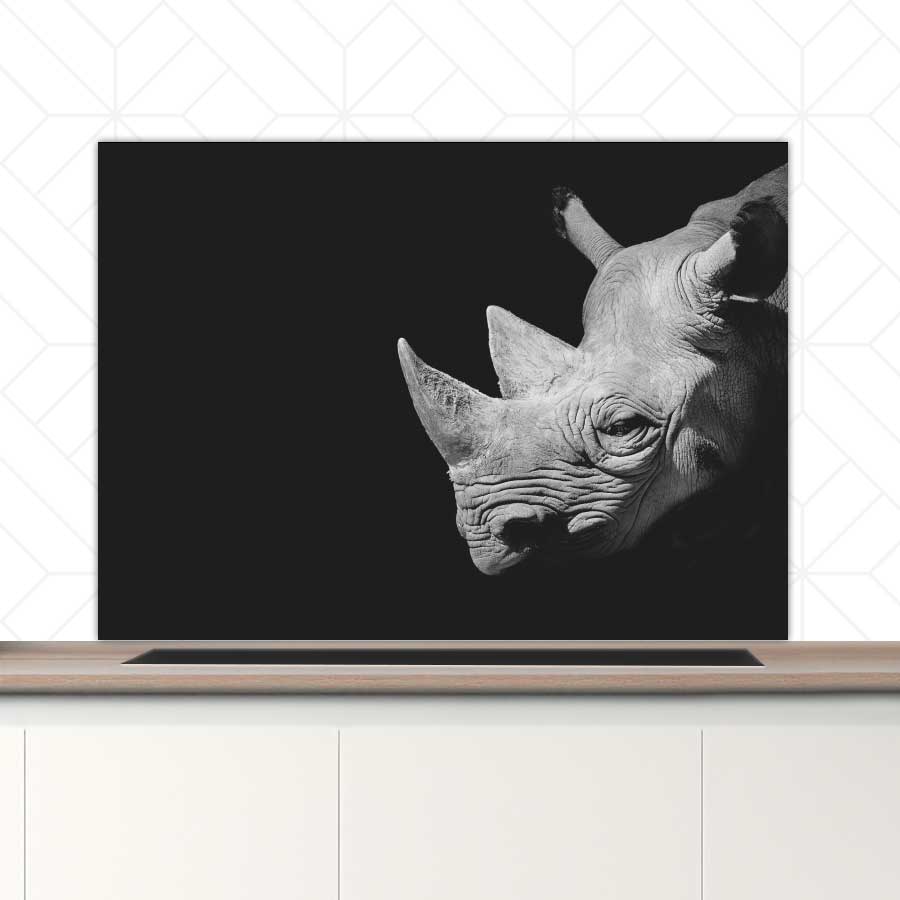 Spatscherm - Neushoorn