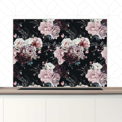 Spatscherm - Floral roze