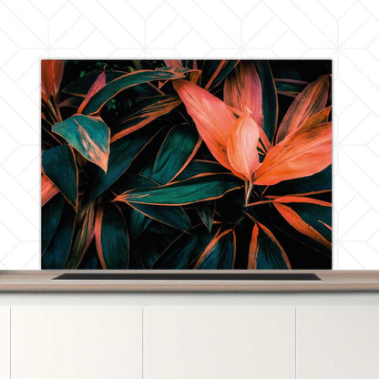 Spatscherm - Tropische bloem