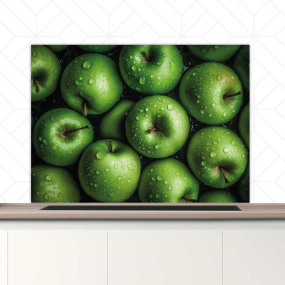 Spatscherm - Groene appels