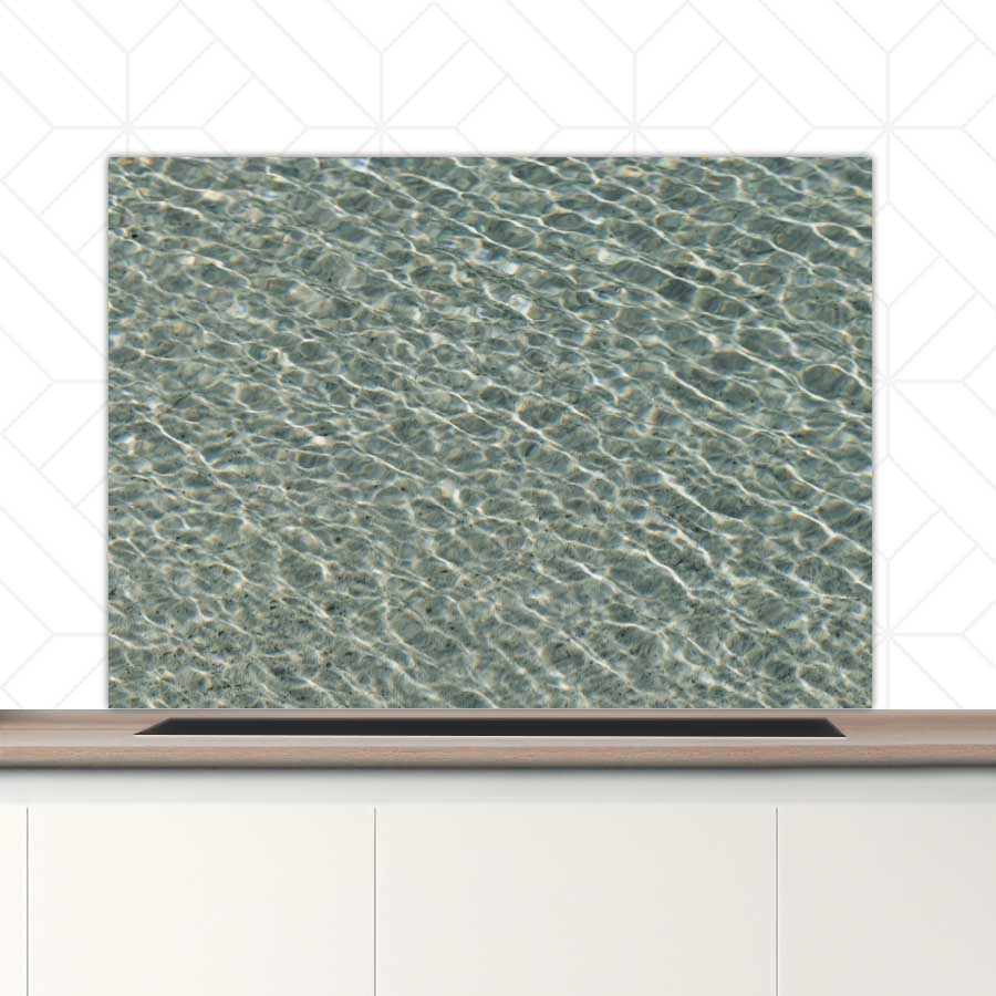 Spatscherm - Helderblauwe zee