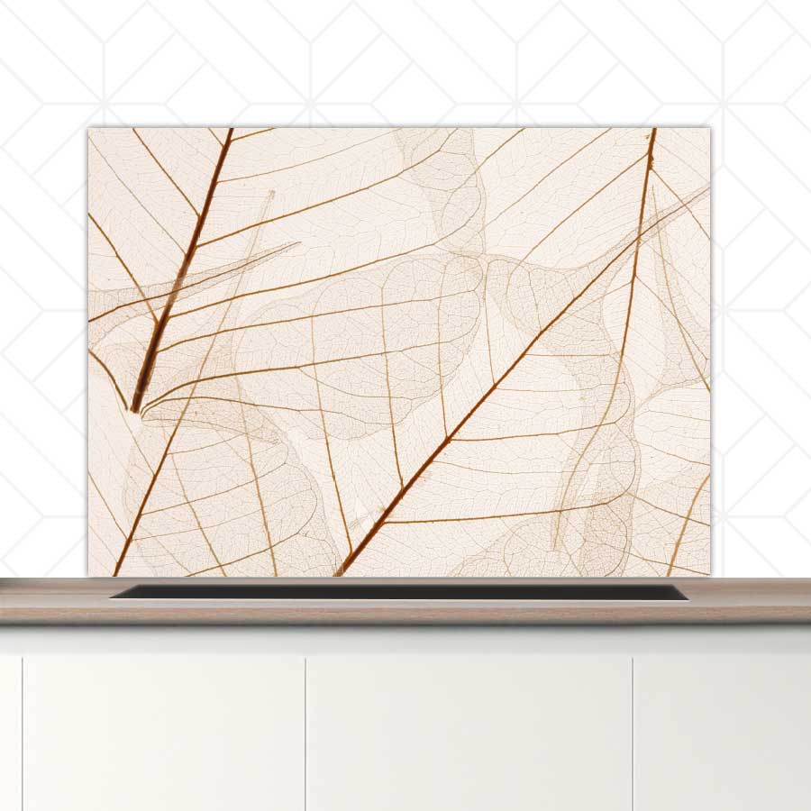 Spatscherm - Close-up van bladeren