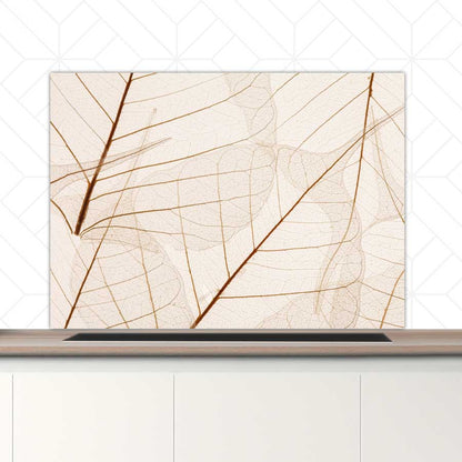 Spatscherm - Close-up van bladeren