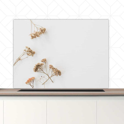 Spatscherm - Droogbloemen