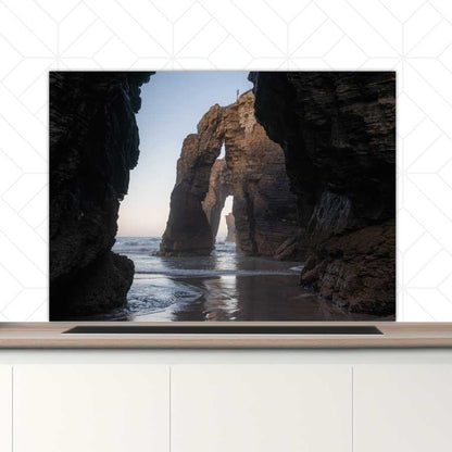 Spatscherm - Natuurlijke bogen