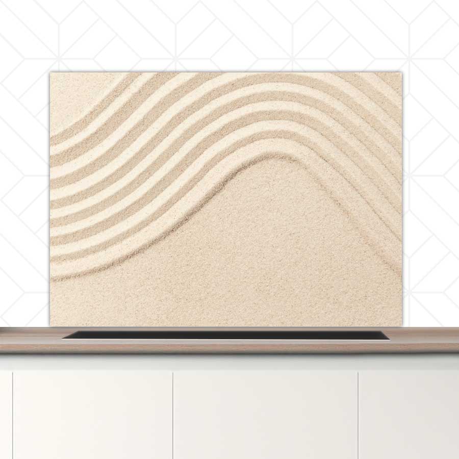 Spatscherm - Zandgolven