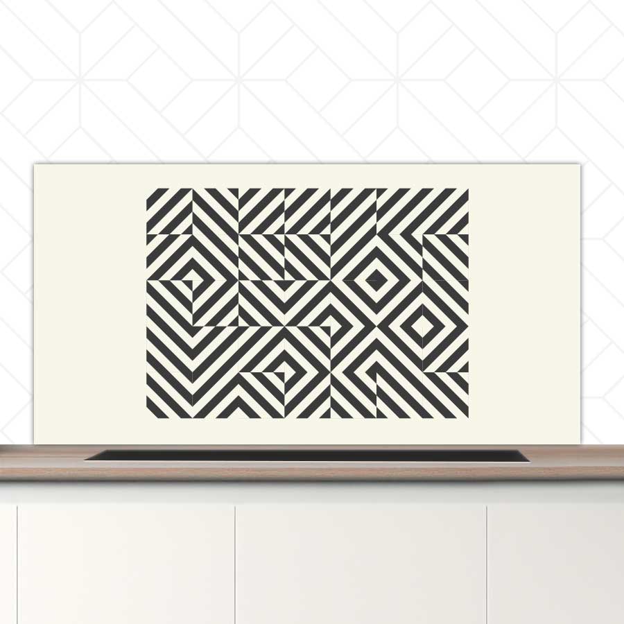 Spatscherm - Bauhaus vierkanten