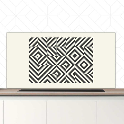 Spatscherm - Bauhaus vierkanten