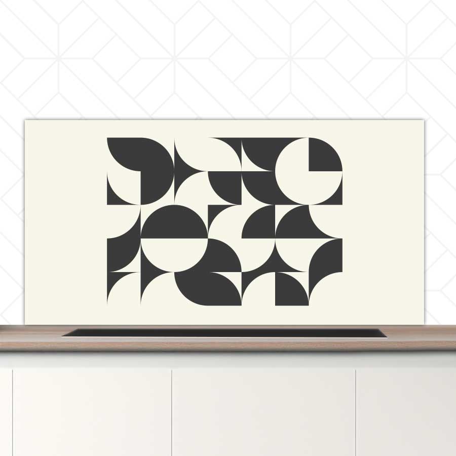 Spatscherm - Bauhaus cirkels