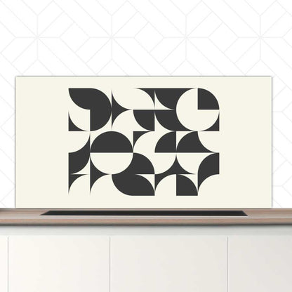 Spatscherm - Bauhaus cirkels