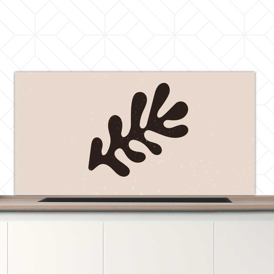 Spatscherm - Artistiek blad