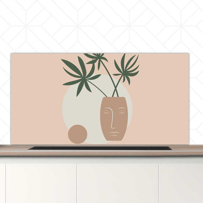 Spatscherm - Plant in vaas