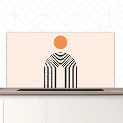 Spatscherm - Boho Regenboog