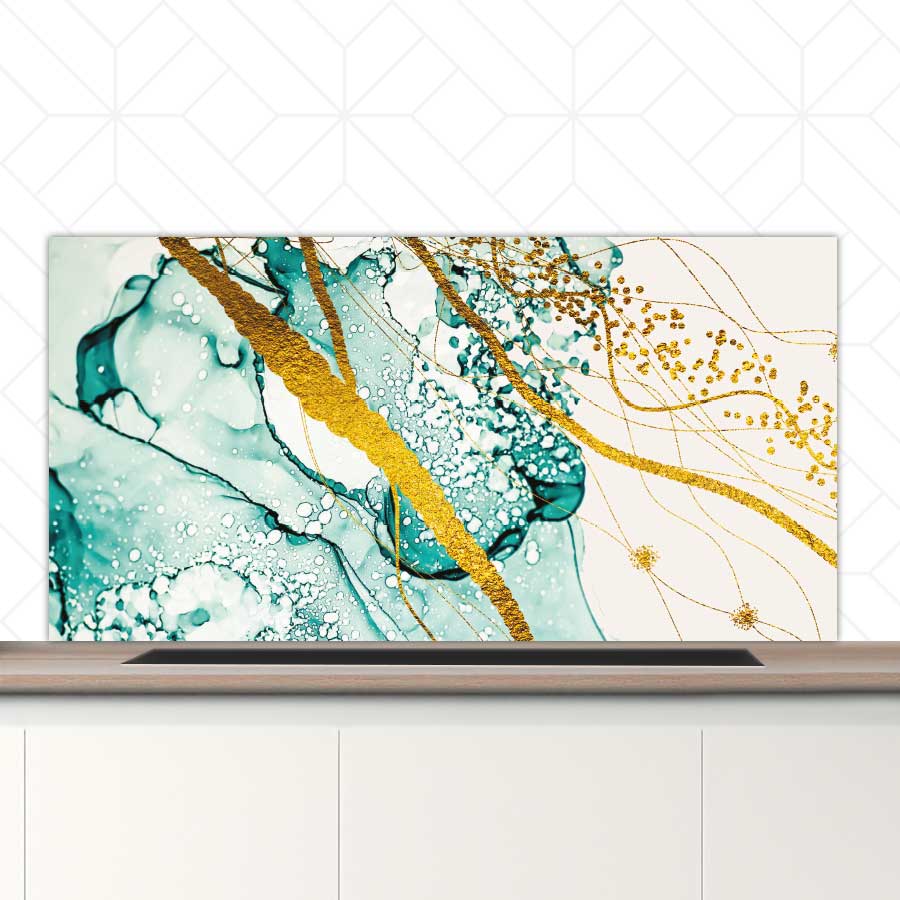 Spatscherm - Abstracte lucht