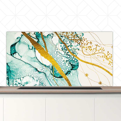 Spatscherm - Abstracte lucht