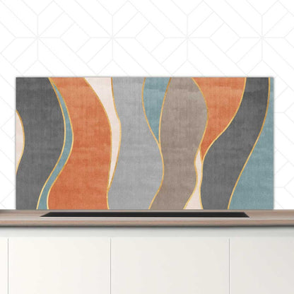 Spatscherm - Abstracte golven