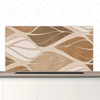 Spatscherm - Golvende bladeren