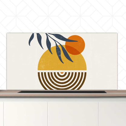 Spatscherm - Boho zonsondergang