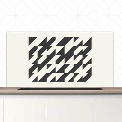 Spatscherm - Bauhaus driehoeken