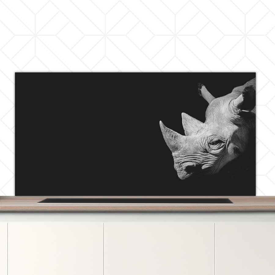 Spatscherm - Neushoorn